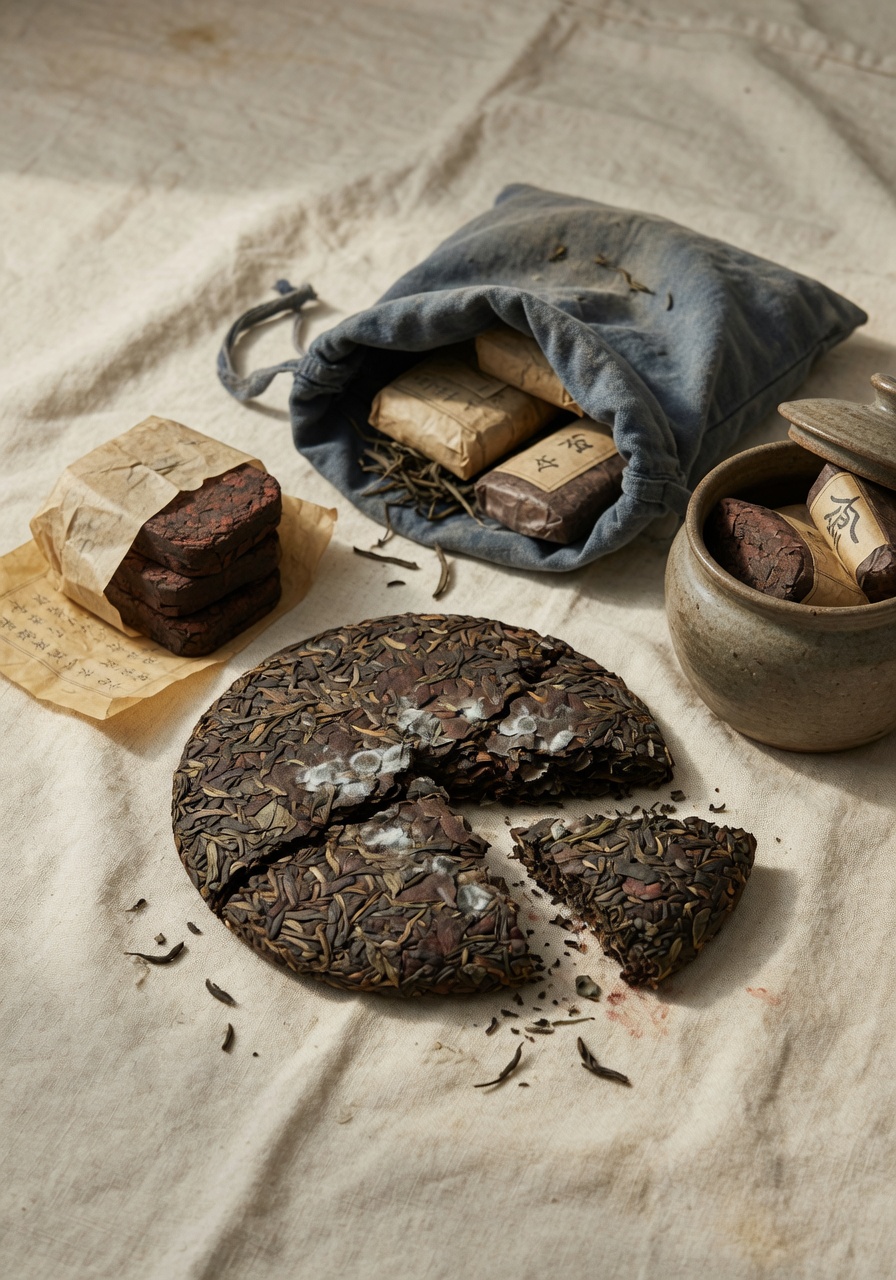 Where pu-erh <em>sleeps</em> shapes what it becomes
