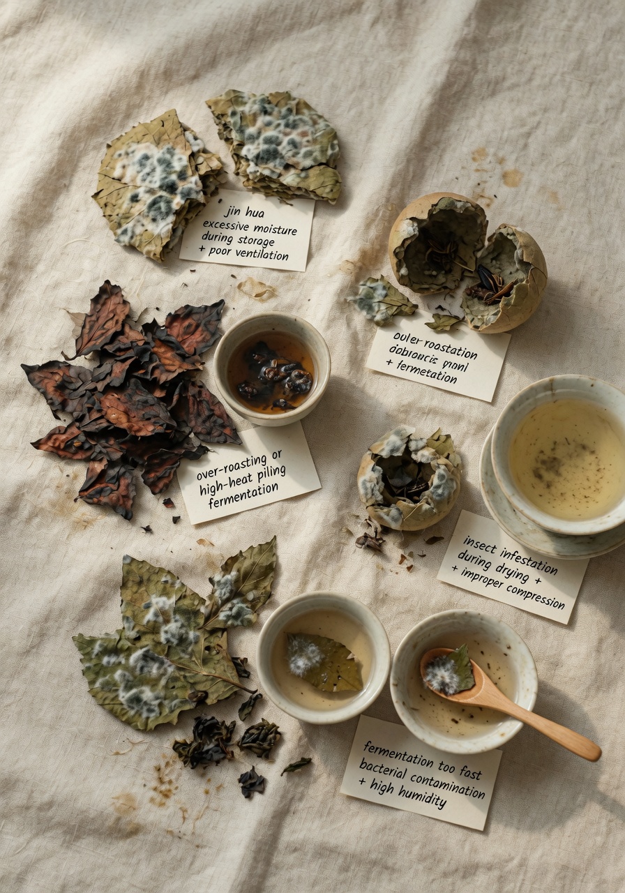 Common defects in pu'er — and what causes them