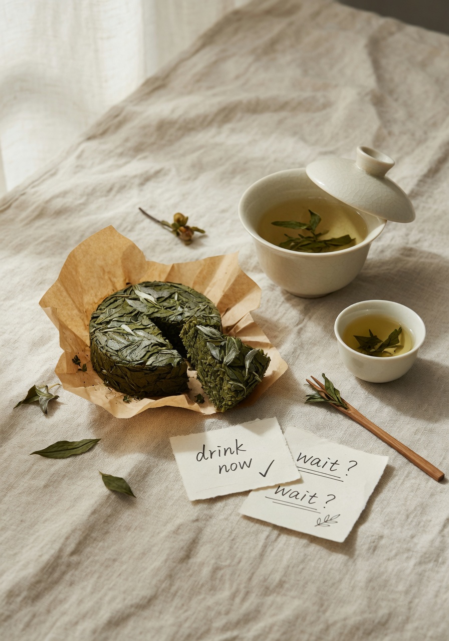 Young sheng — drink now or wait?